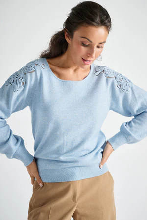 Pulls blauw Marie Méro