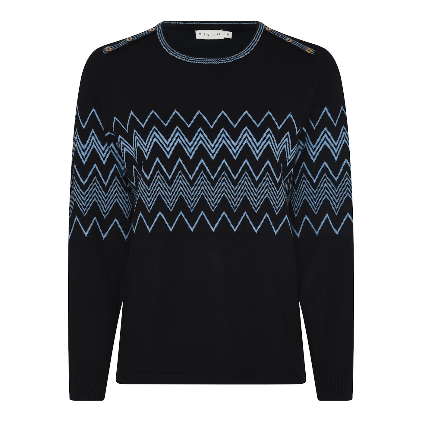 Pulls blauw Micha