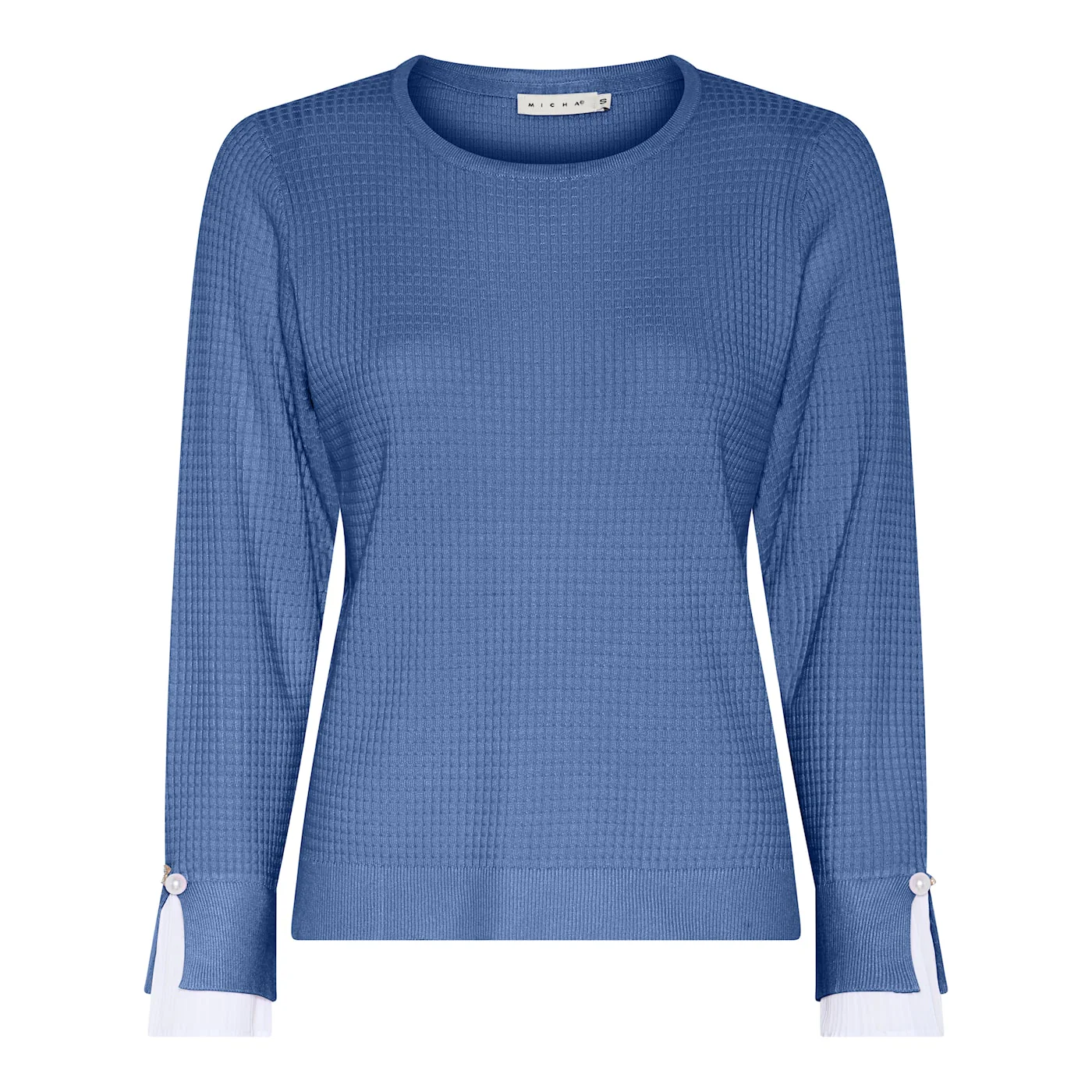 Pulls blauw Micha