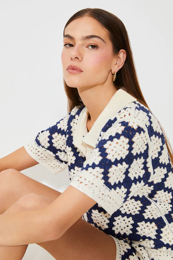 Pulls blauw Suncoo Paris