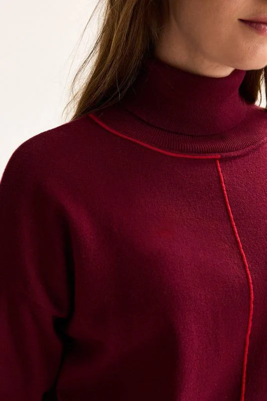 Pulls bordeaux Mayerline - Image 2