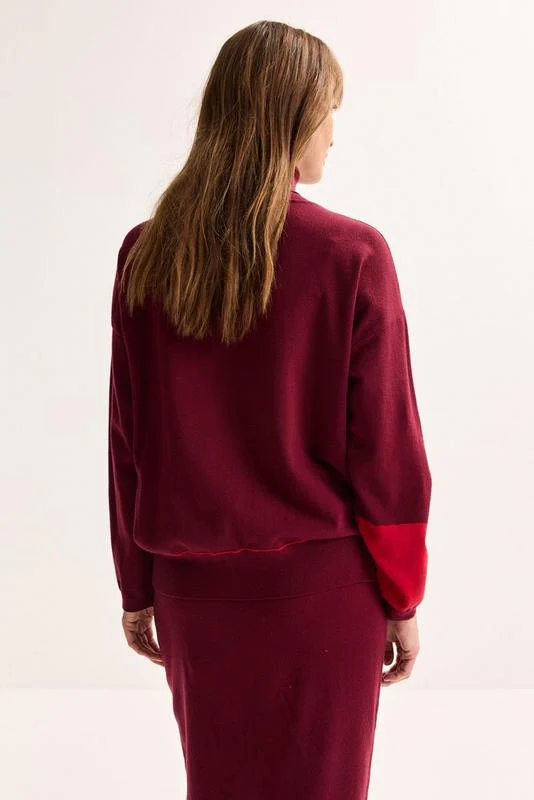 Pulls bordeaux Mayerline - Image 3