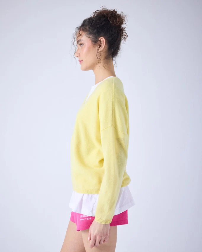 Pulls geel Absolut cashmere. - Image 3