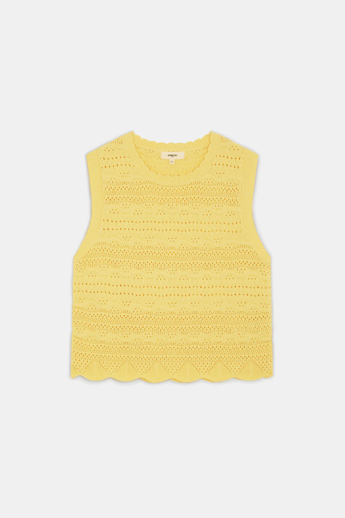 Pulls geel Suncoo Paris