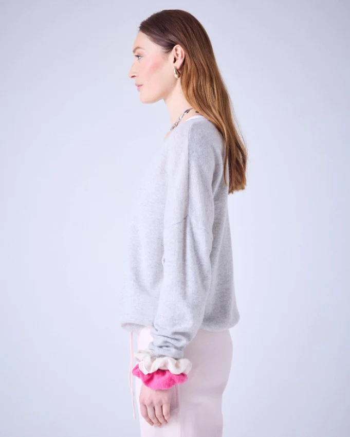 Pulls grijs Absolut cashmere. - Image 2