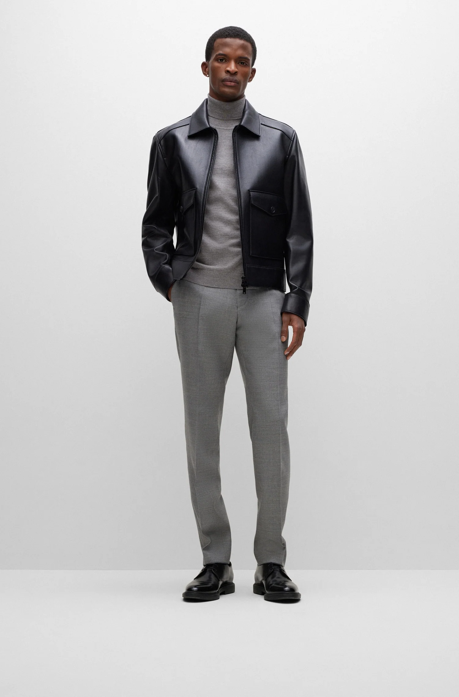Pulls grijs Boss Men Black - Image 2