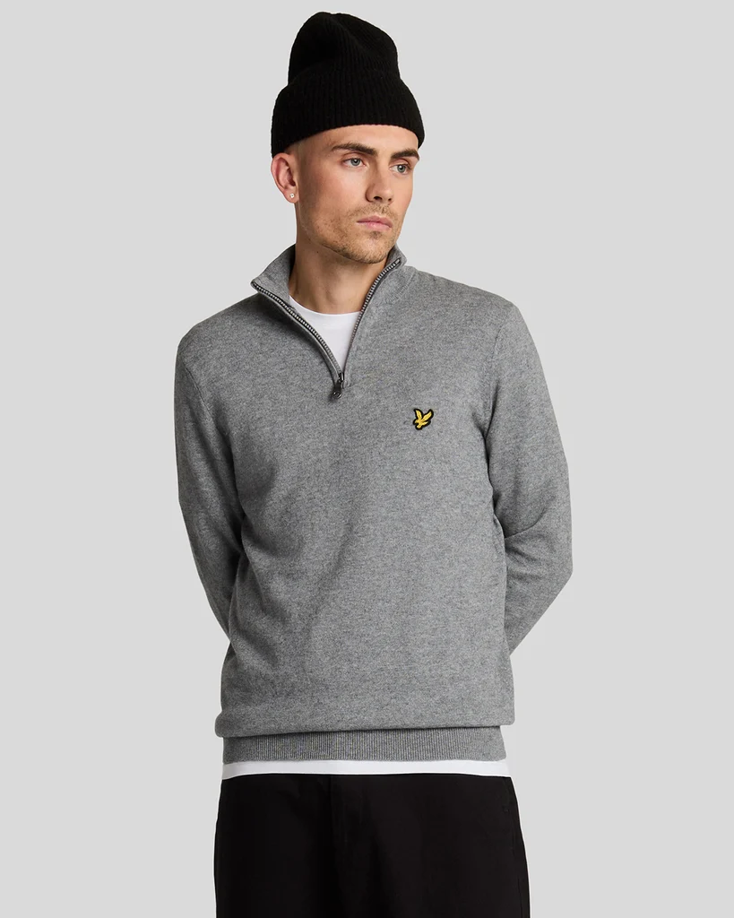 Pulls grijs Lyle & Scott