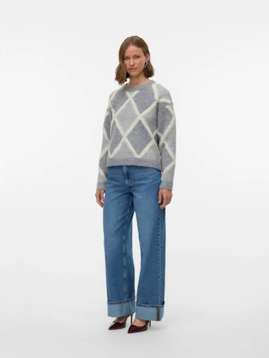 Pulls grijs VERO MODA - Image 2