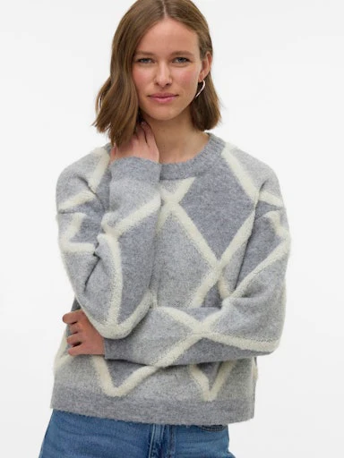 Pulls grijs VERO MODA - Image 4