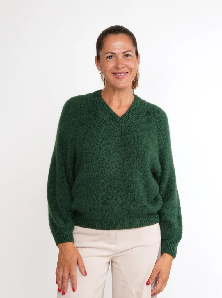 Pulls groen BLACK ROSE