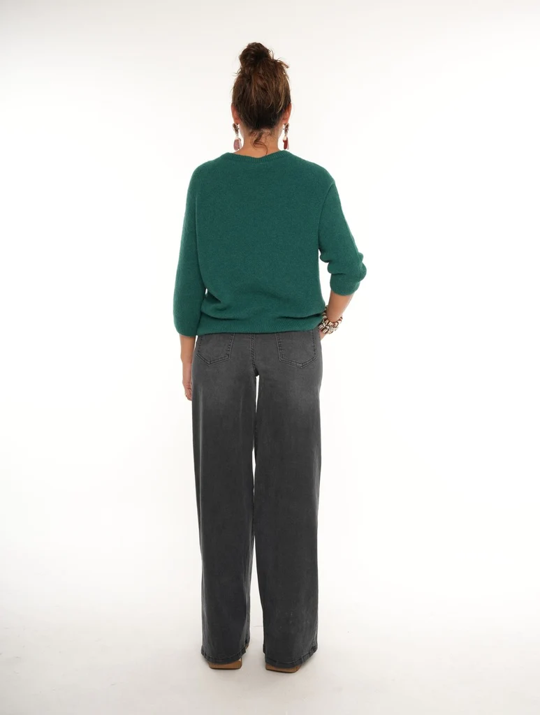 Pulls groen BLACK ROSE