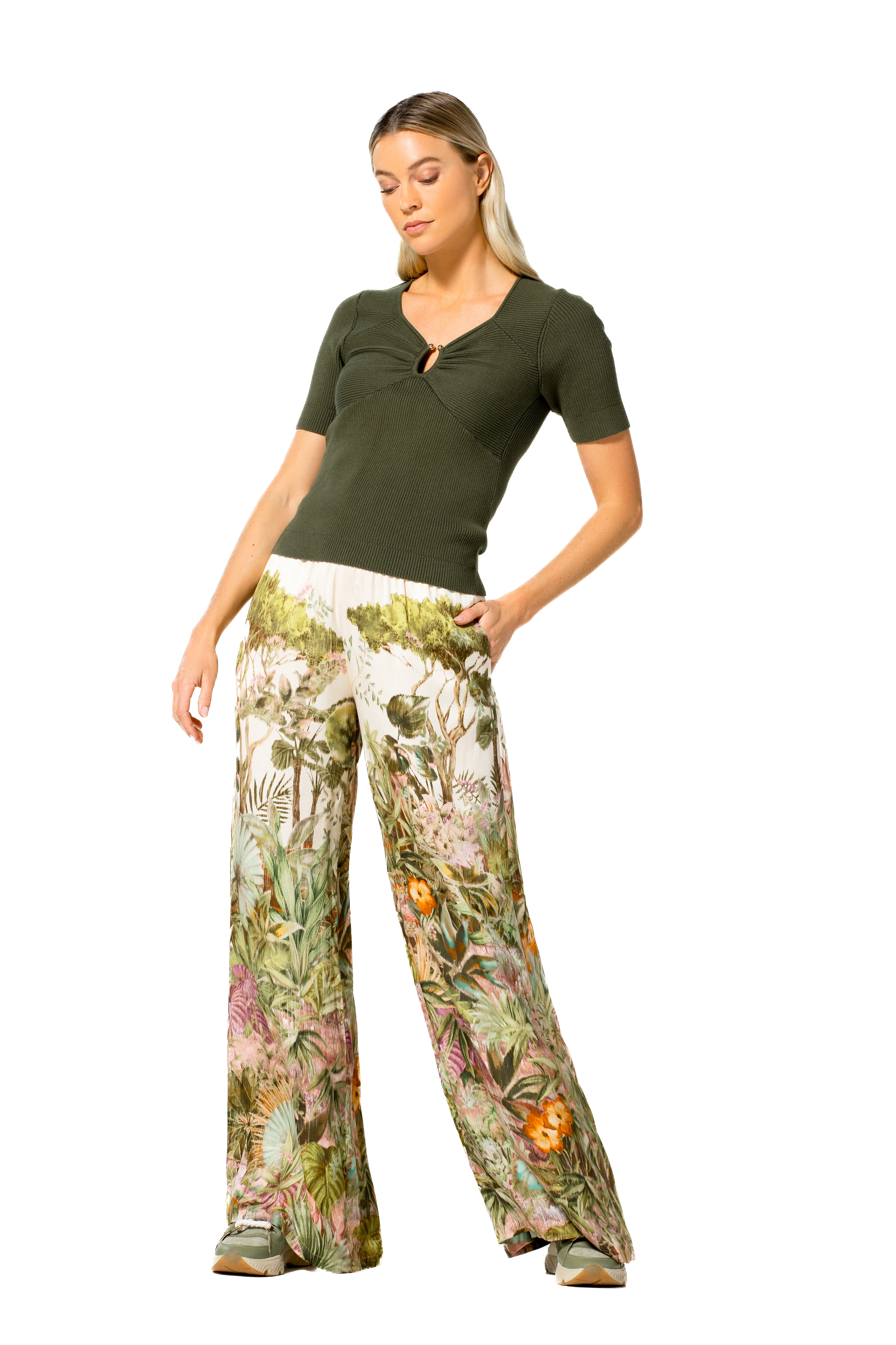 Pulls groen Caroline Biss - Image 2