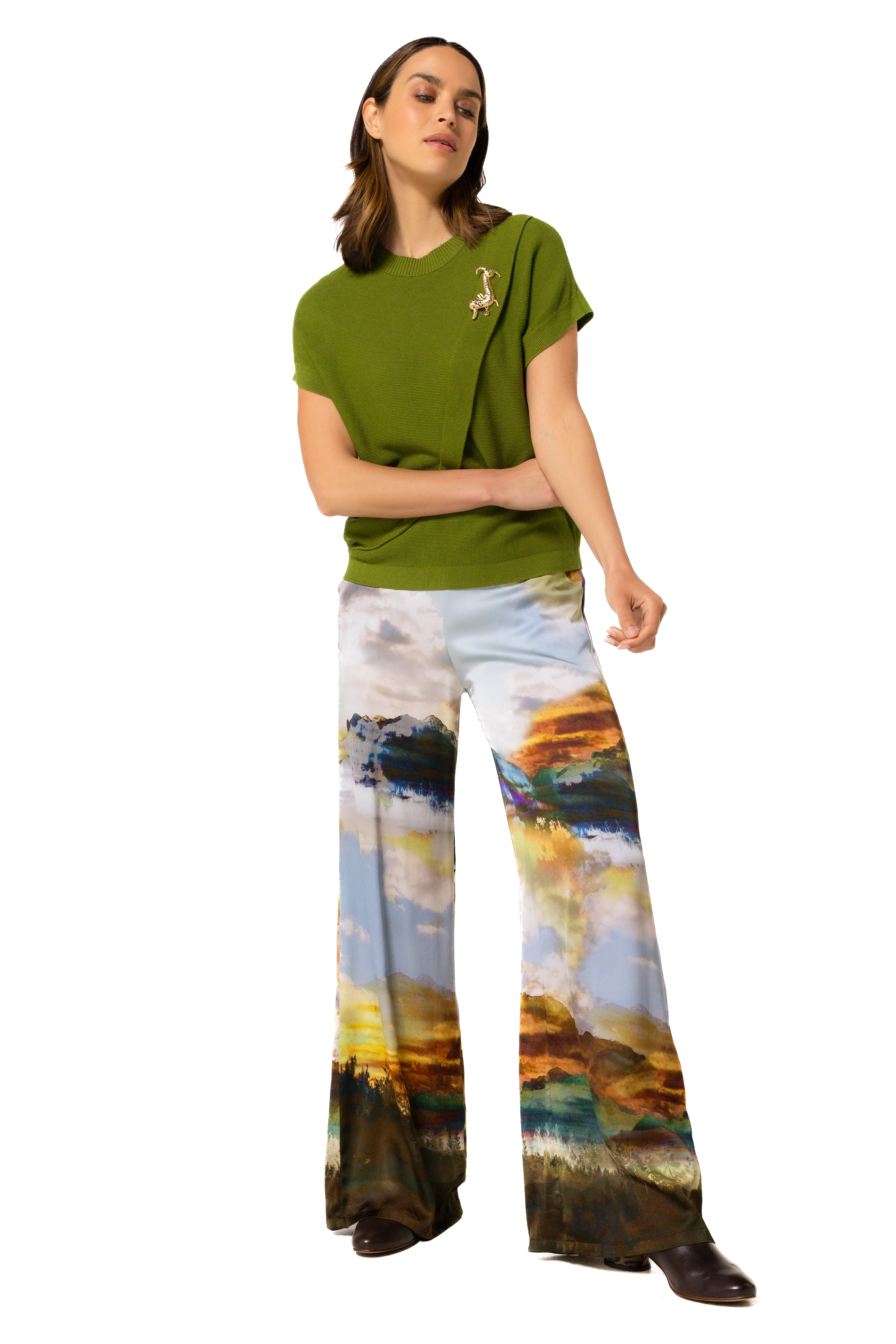 Pulls groen Caroline Biss - Image 3