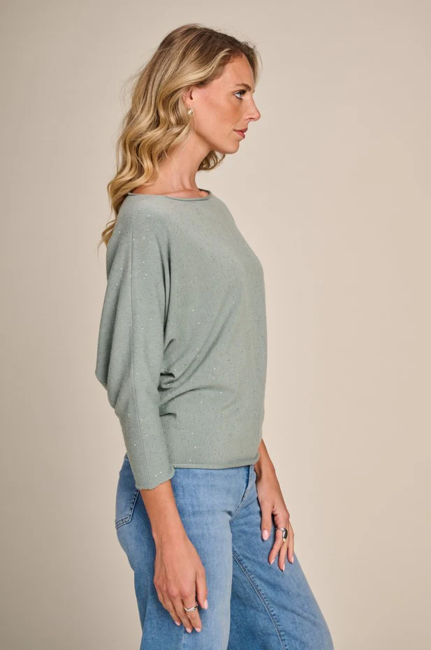 Pulls groen Due Amanti - Image 3