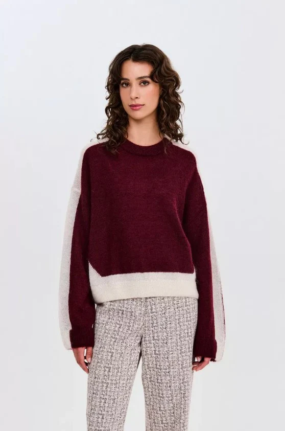 Pulls bordeaux CKS