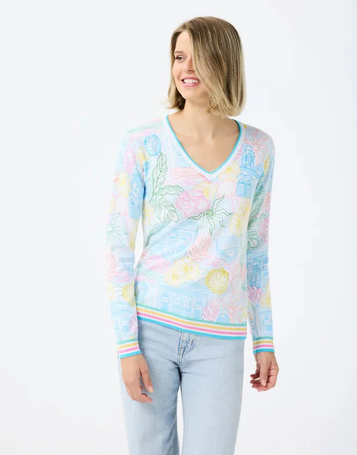 Pulls multicolor Léo & Ugo