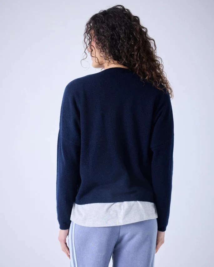 Pulls navy Absolut cashmere. - Image 3