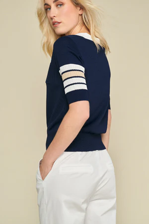Pulls navy Marie Méro - Image 2