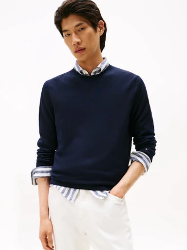 Pulls navy Tommy Hilfiger