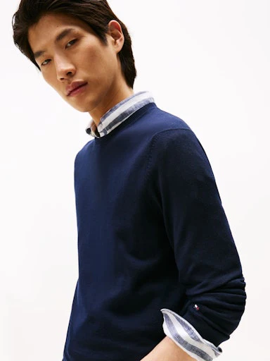 Pulls navy Tommy Hilfiger - Image 5