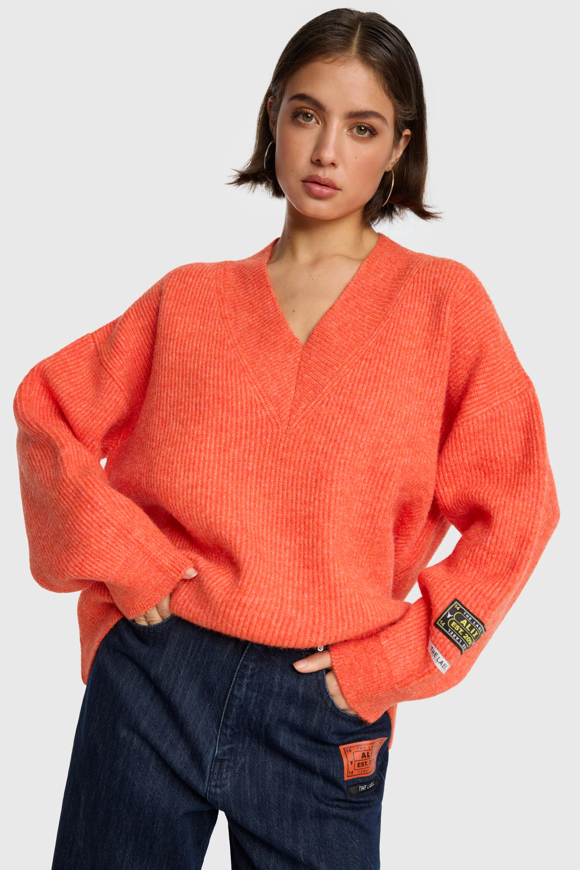 Pulls oranje ALIX The Label