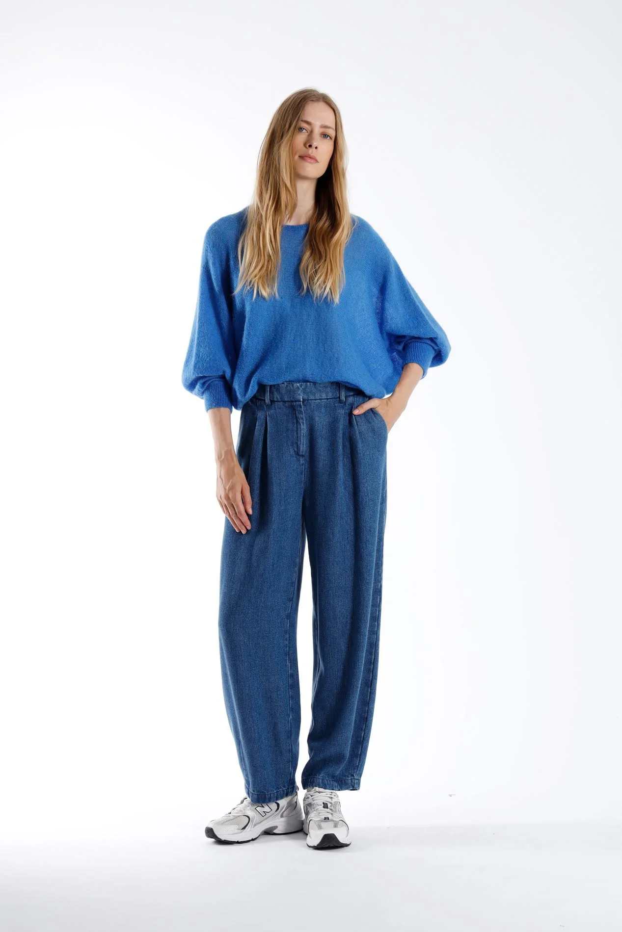Pulls blauw Julia June - Image 4