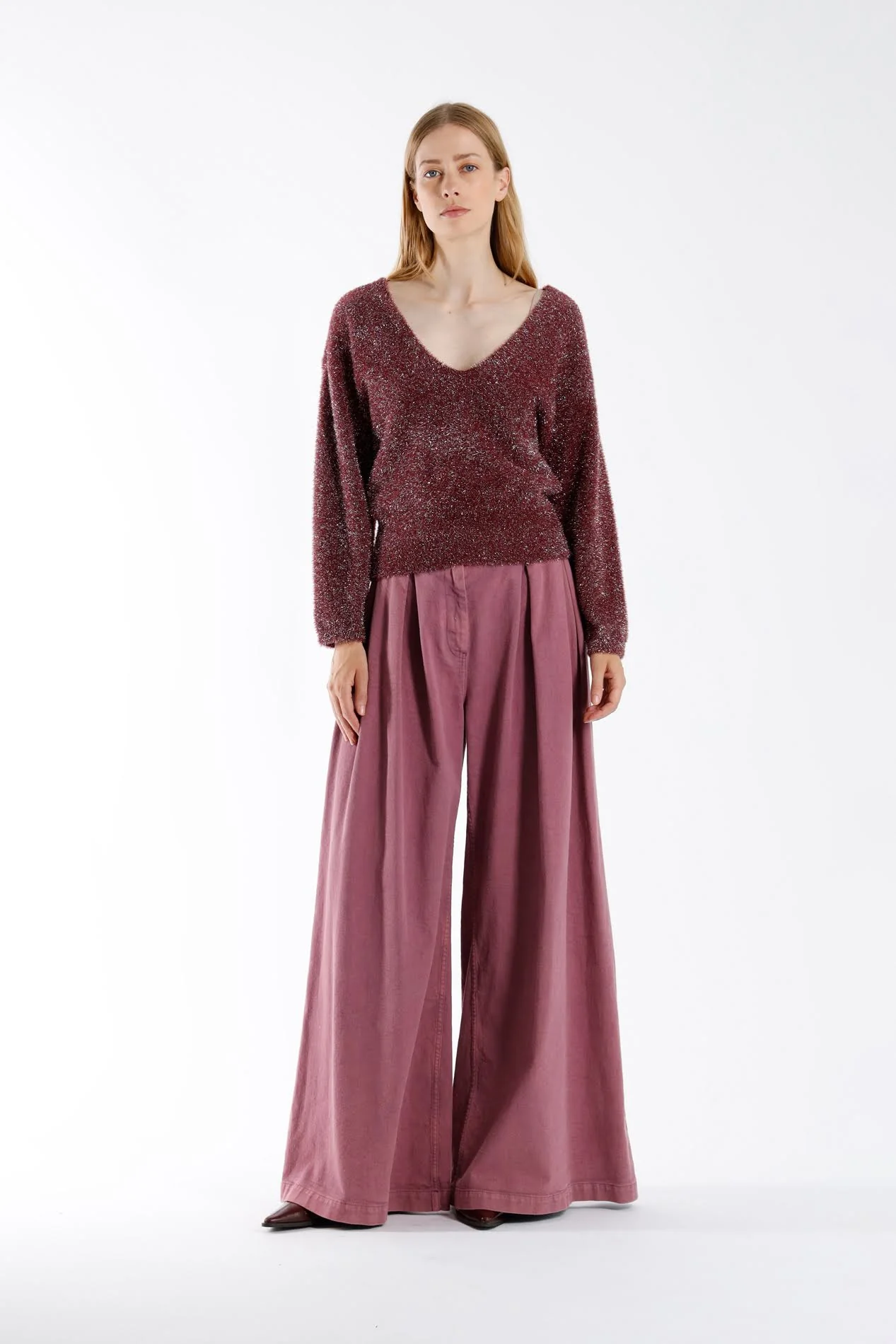 Pulls bordeaux Julia June - Image 3