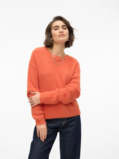 Pulls oranje VERO MODA