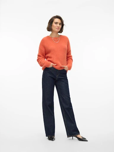 Pulls oranje VERO MODA - Image 4