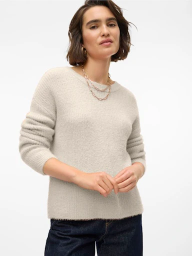Pulls beige VERO MODA - Image 3