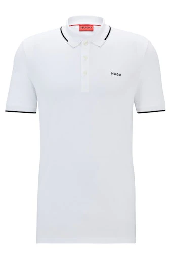 Polo's korte mouw wit HUGO RED