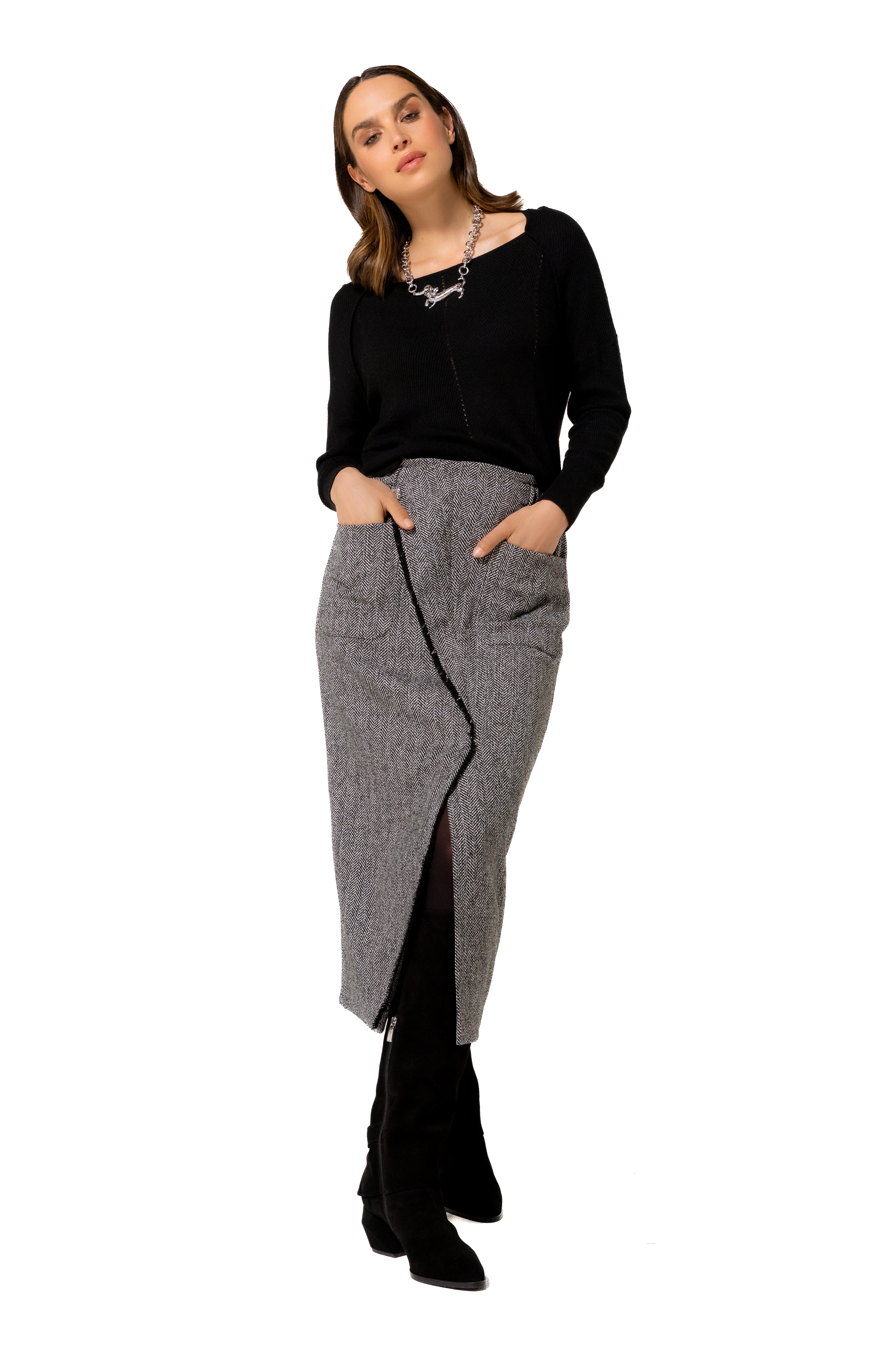 Pulls zwart Caroline Biss - Image 4