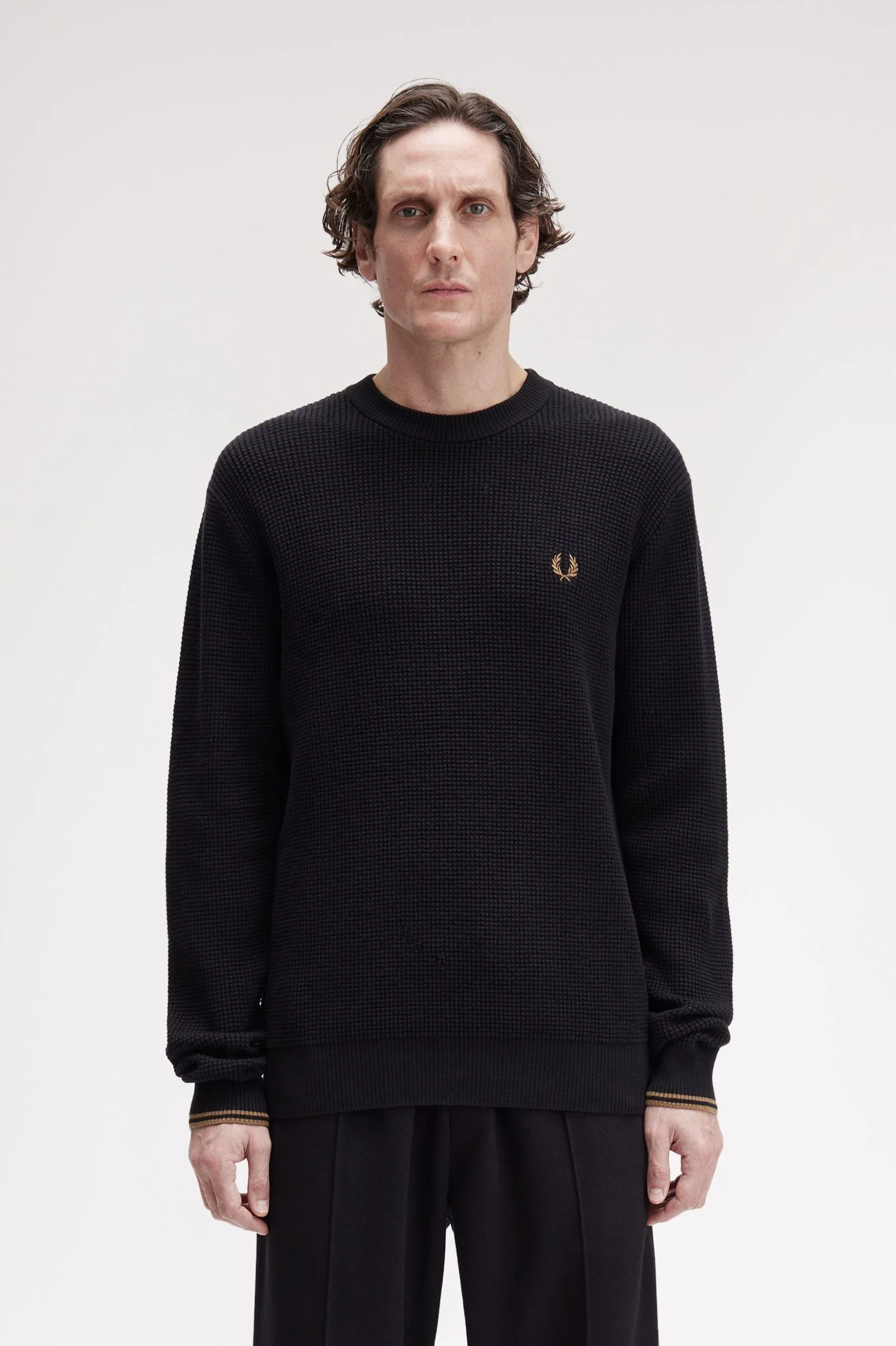Pulls zwart Fred Perry
