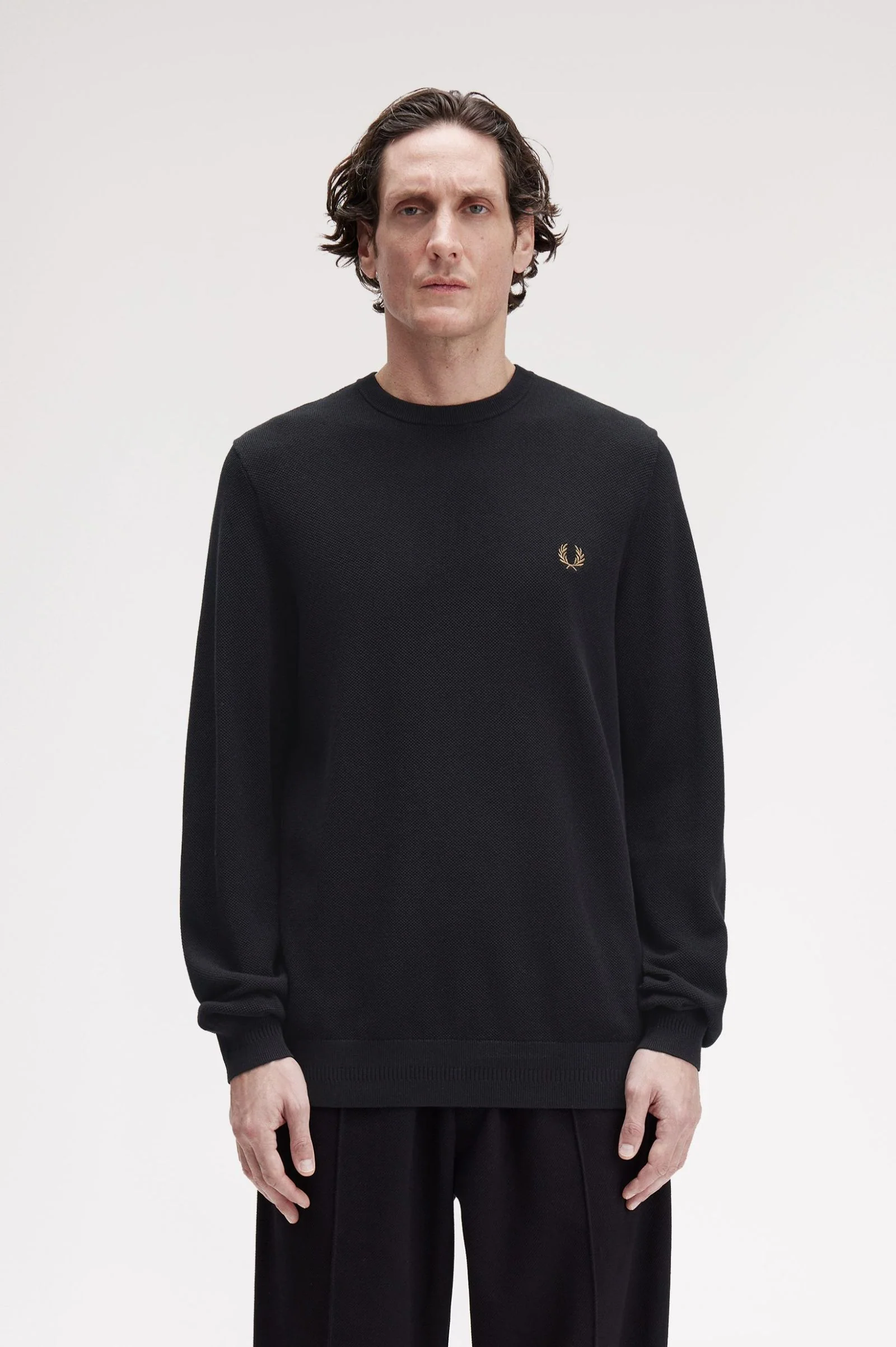 Pulls zwart Fred Perry