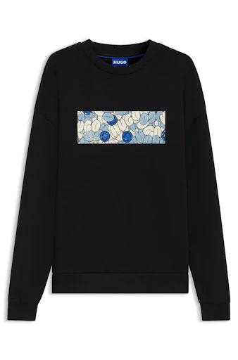 Pulls zwart HUGO BLUE