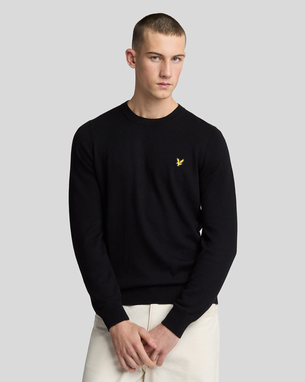 Pulls zwart Lyle & Scott