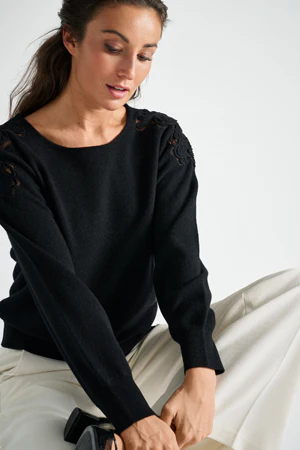 Pulls zwart Marie Méro