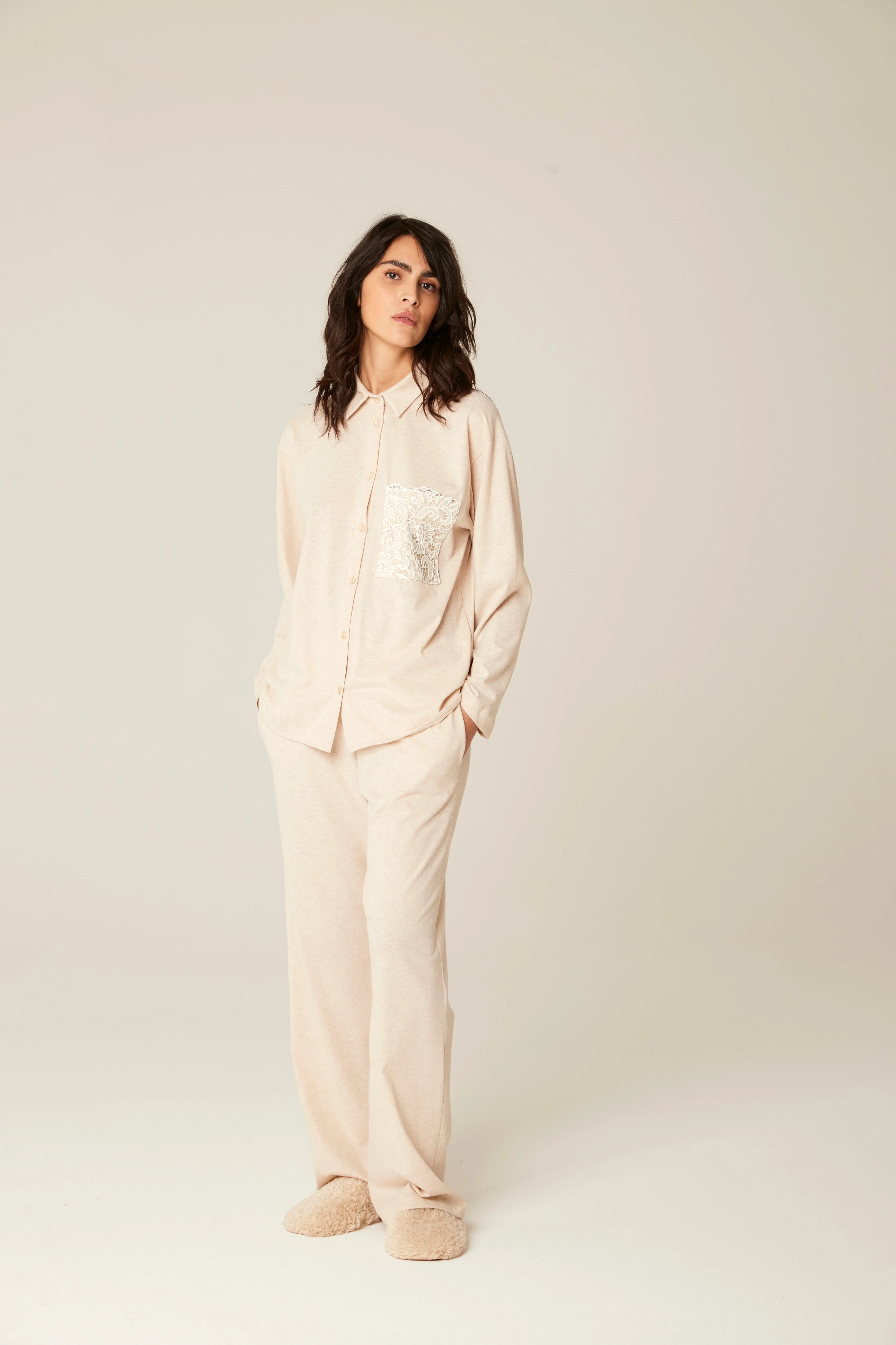 Pyjama's beige PLUTO