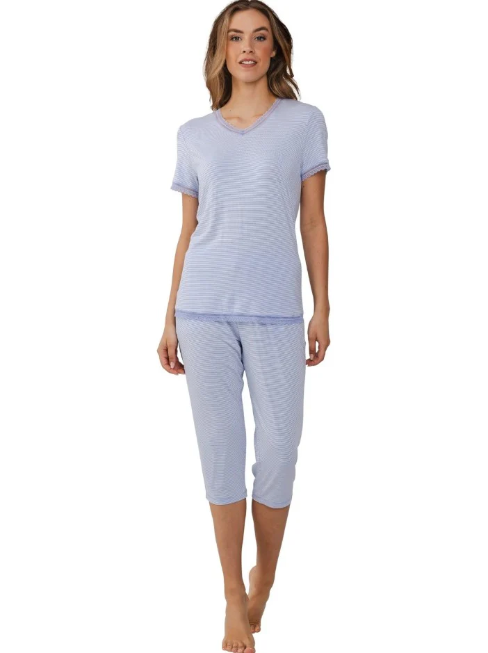 Pyjama's blauw Pastunette