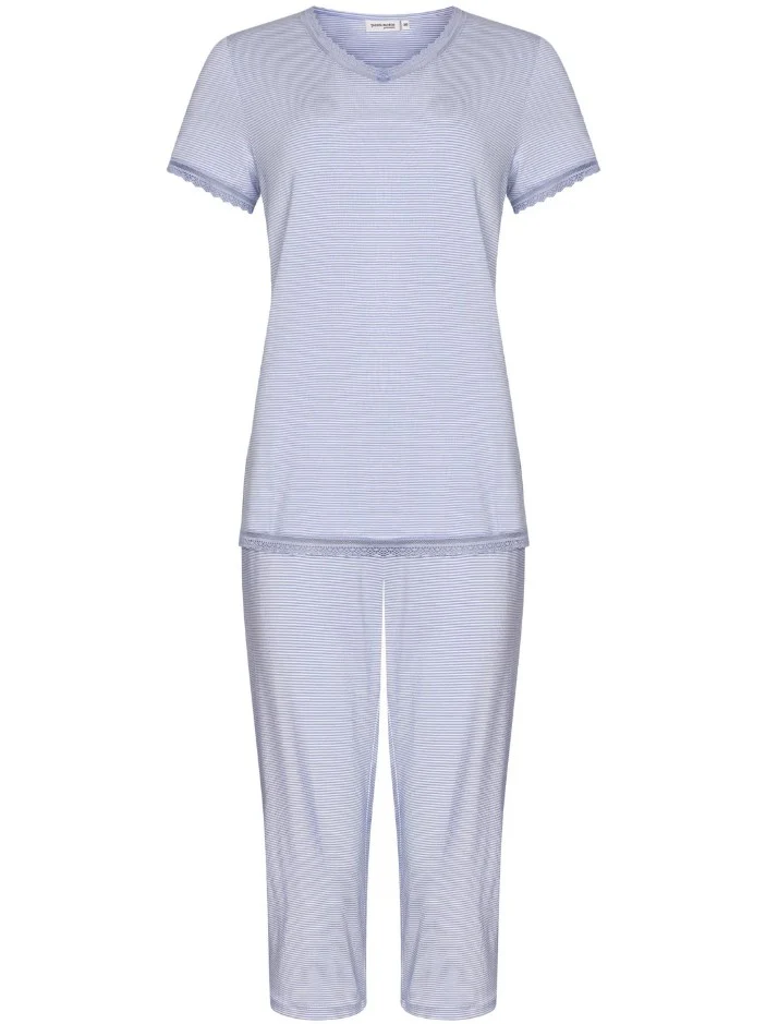 Pyjama's blauw Pastunette - Image 2