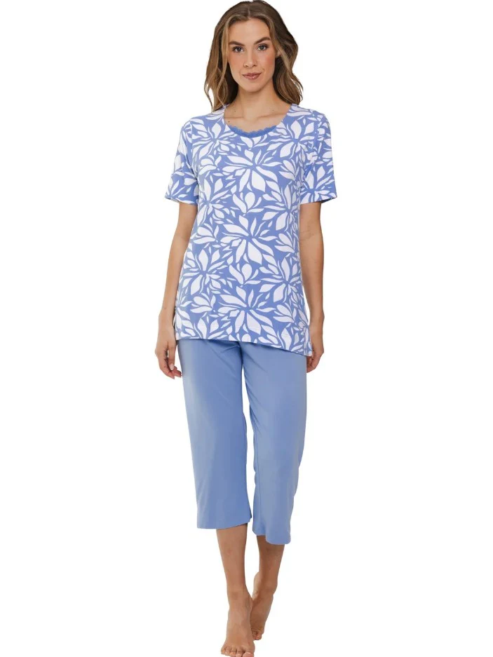 Pyjama's blauw Pastunette