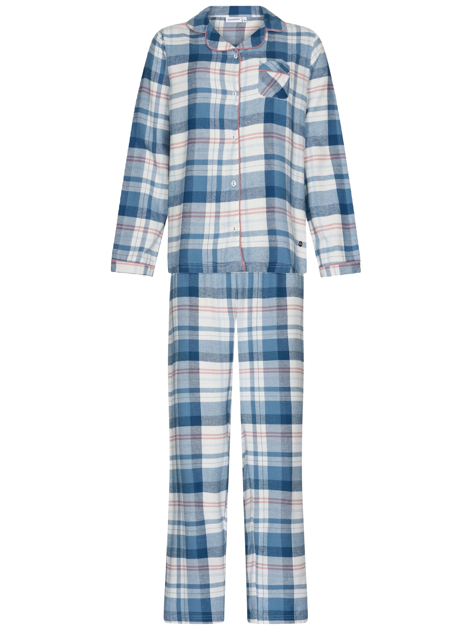 Pyjama's blauw Pastunette - Image 3