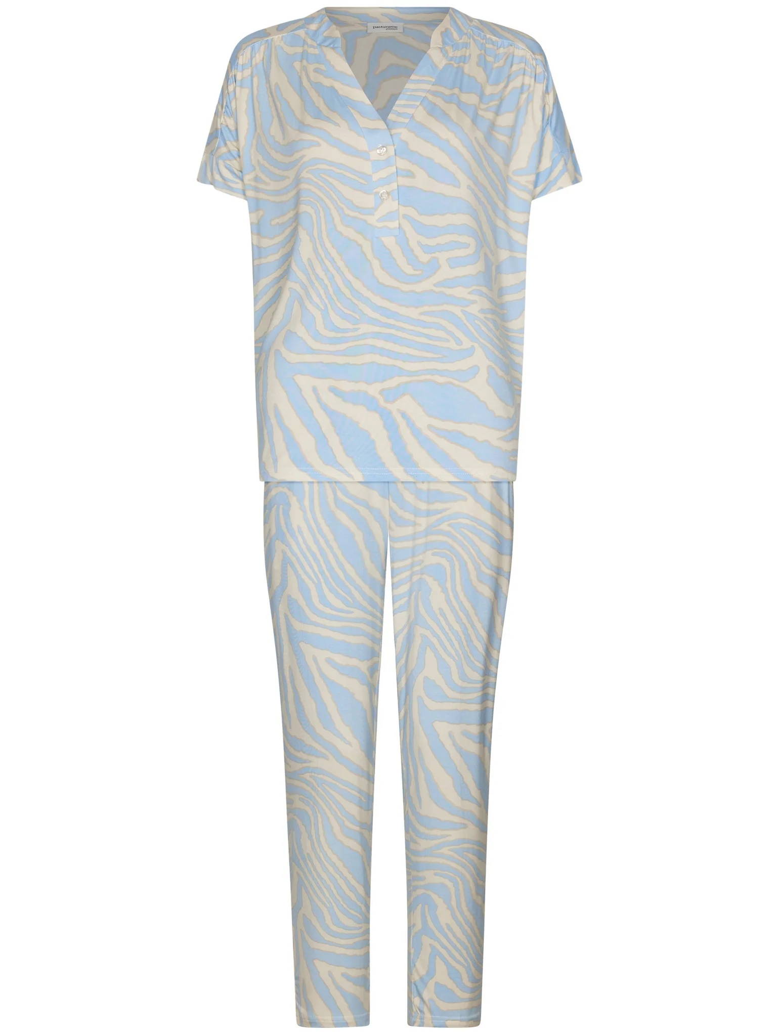 Pyjama's blauw Pastunette - Image 2