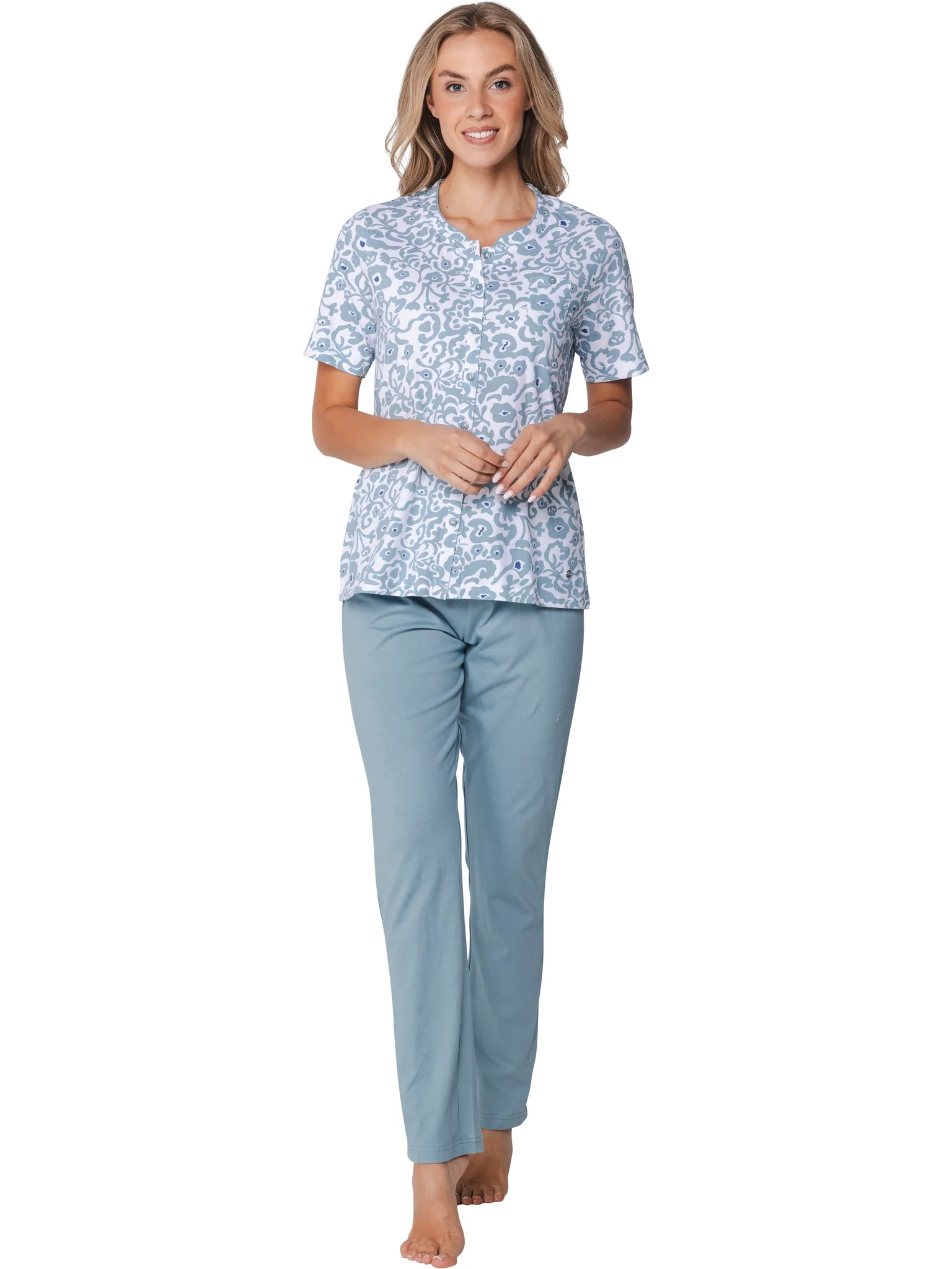 Pyjama's blauw Pastunette