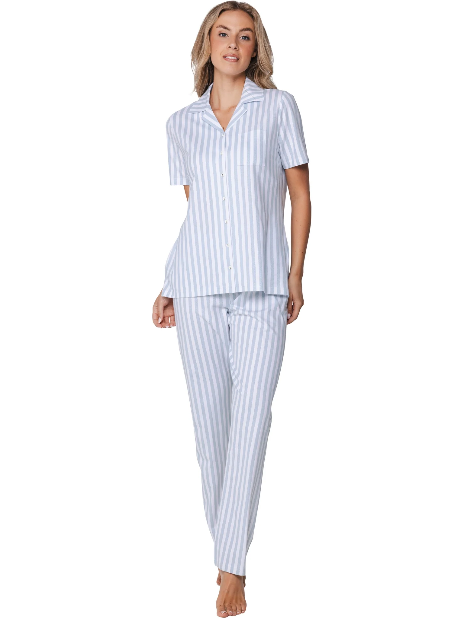 Pyjama's blauw Pastunette