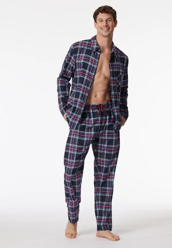 Pyjama's blauw SCHIESSER - Image 2