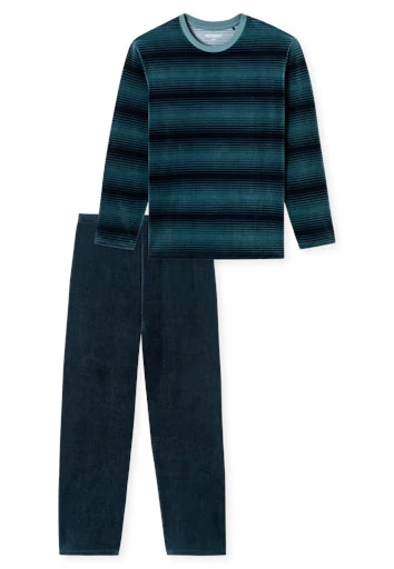 Pyjama's blauw SCHIESSER