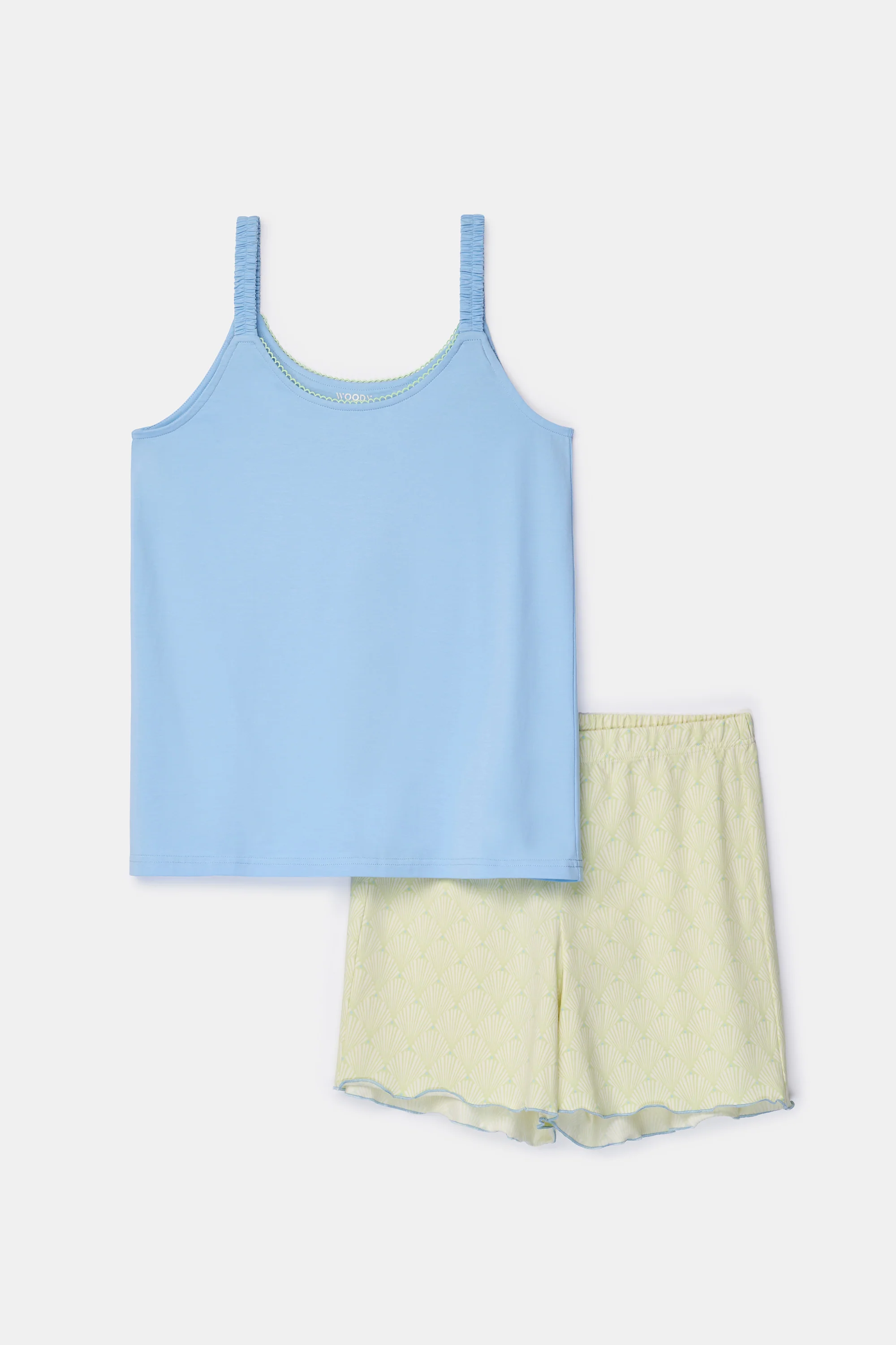 Pyjama's blauw Woody