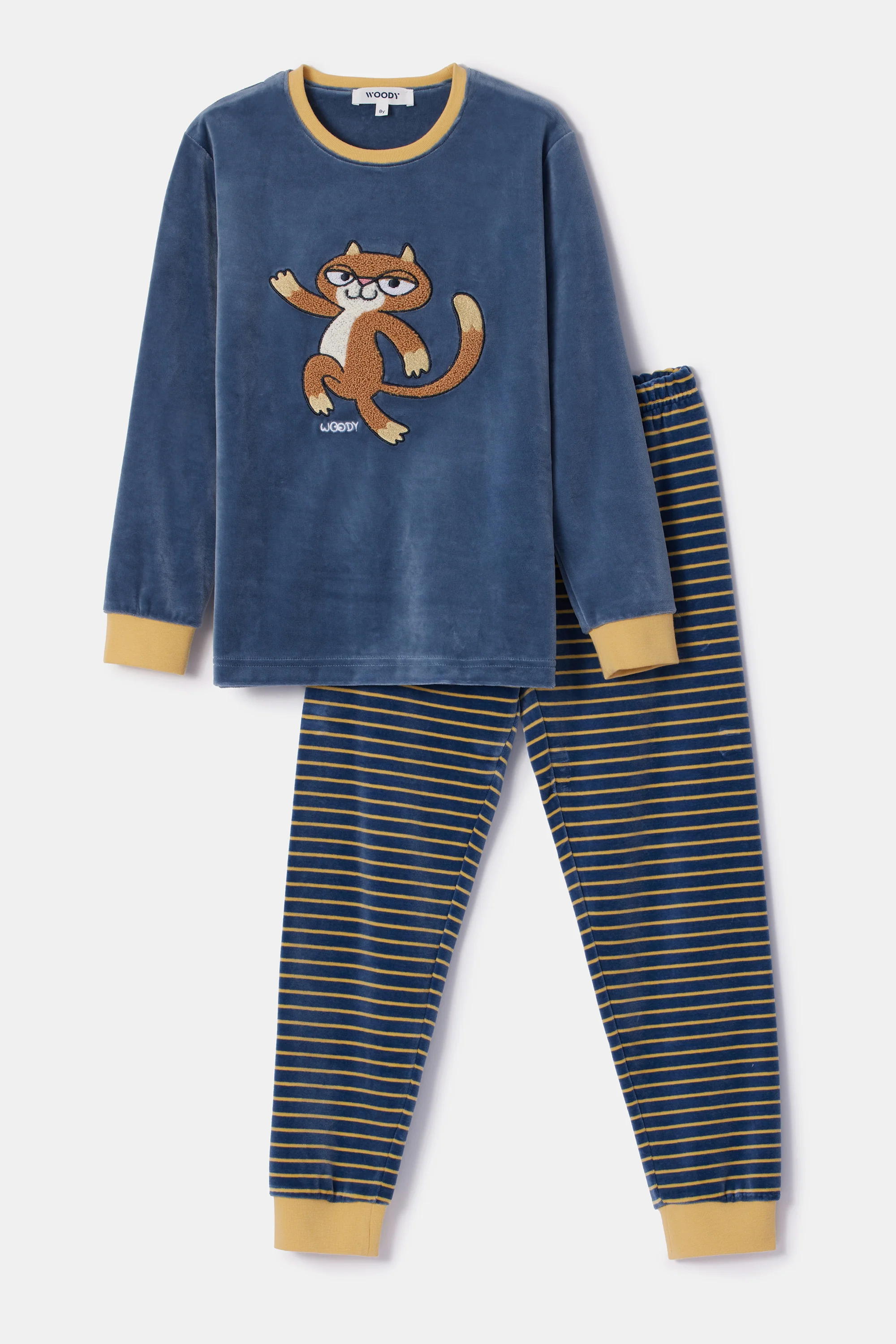 Pyjama's blauw Woody