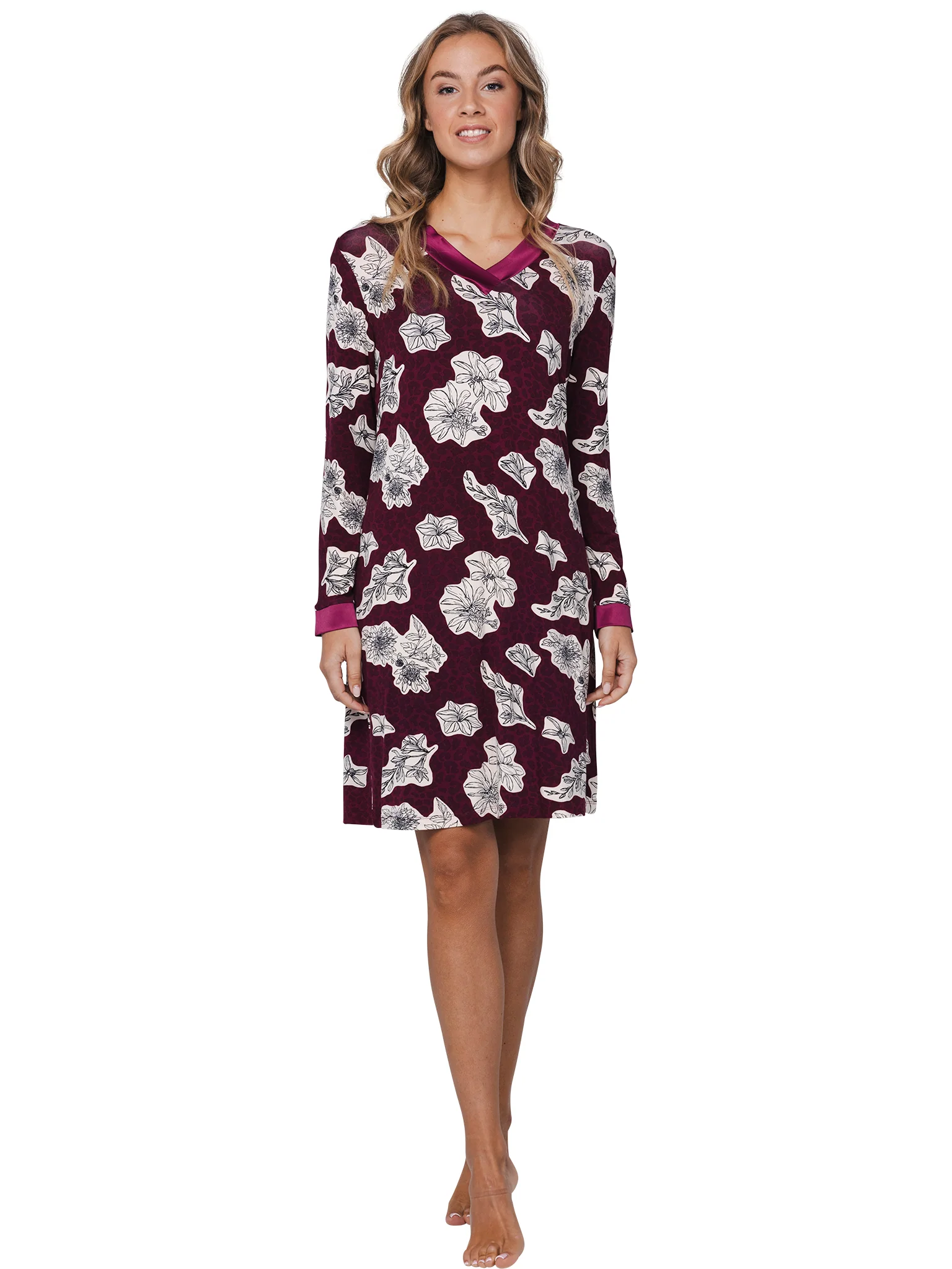 Pyjama's bordeaux Pastunette